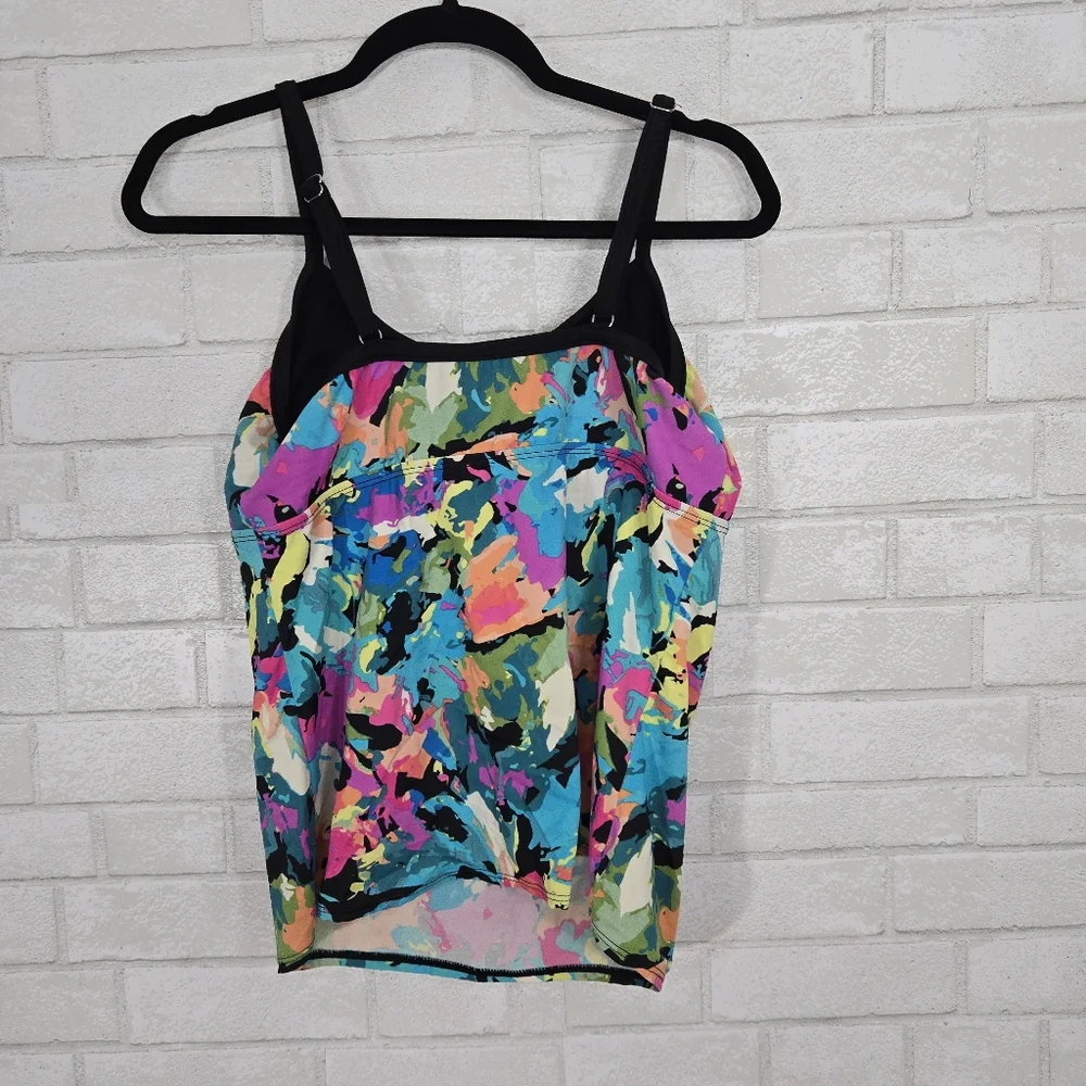 Colorful swim tankini